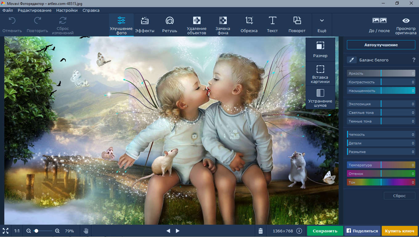 Movavi Photo Editor 6.4.0 (2020) PC | RePack & Portable by TryRooM