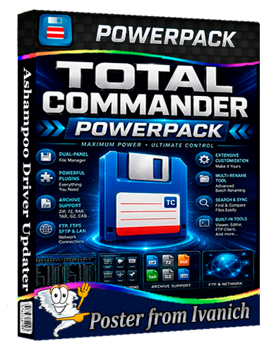 Total Commander 11.58 LitePack & PowerPack + Portable 2026.09 by SamLab [Multi/Ru]